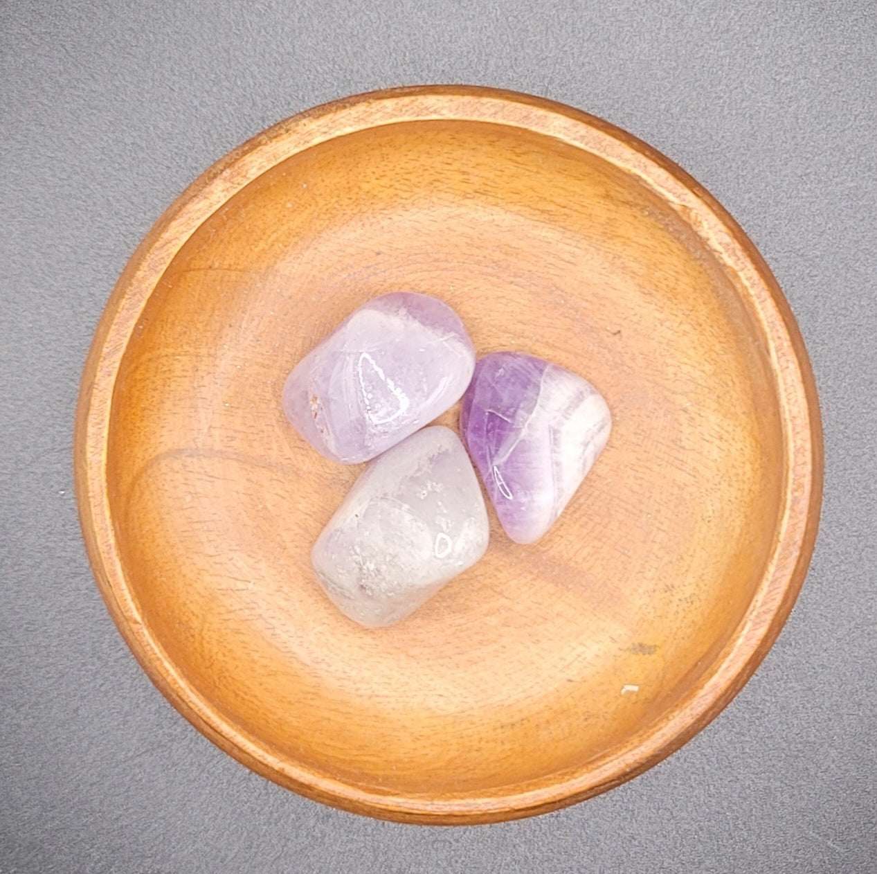 Chevron Amethyst Tumbled
