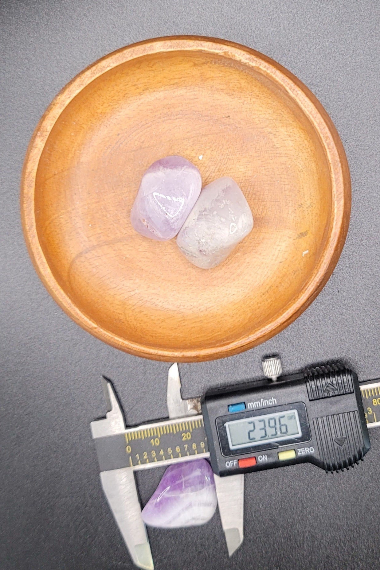 Chevron Amethyst Tumbled
