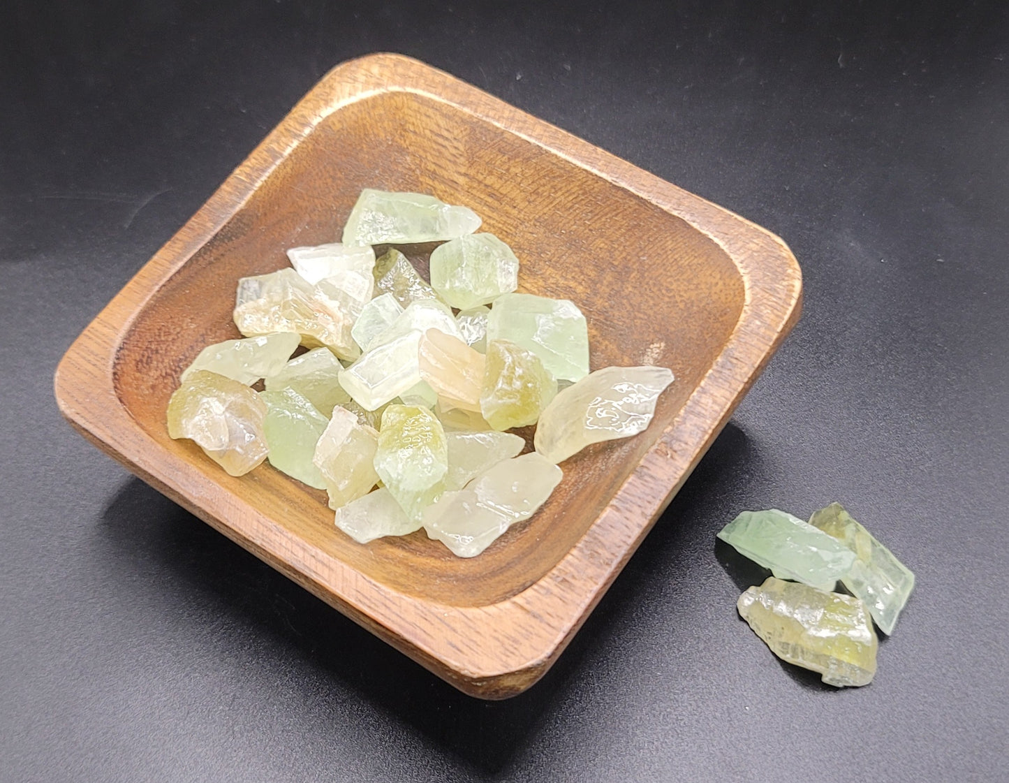 Green Calcite Tumbled
