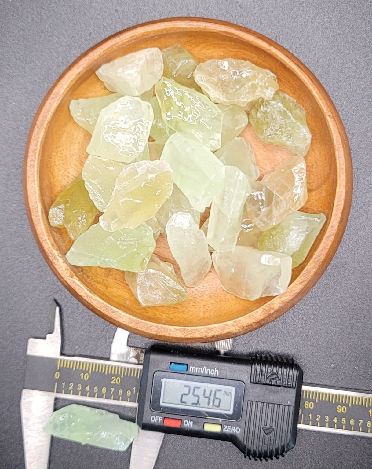 Green Calcite Tumbled